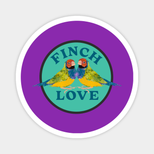 Finch Bird Love Magnet
